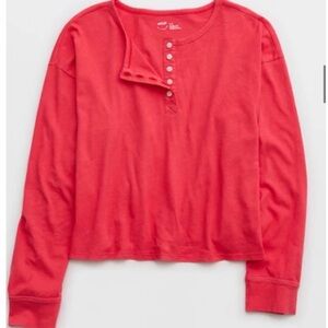 Aerie Cotton Mix Henley Set